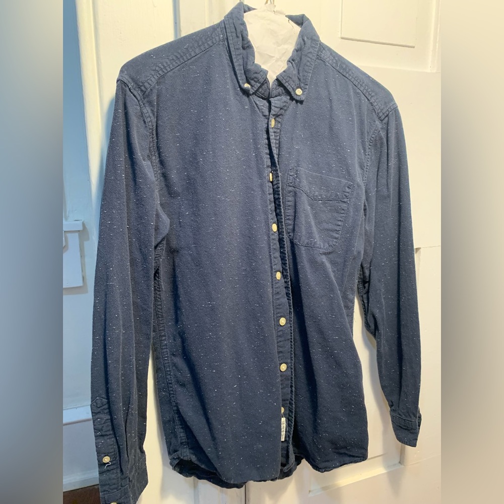 Heather Blue Frank & Oak button-down - excellent condition!
